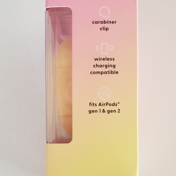 Stoney Clover Lane earbud case cover - orange - Picture 2 of 3